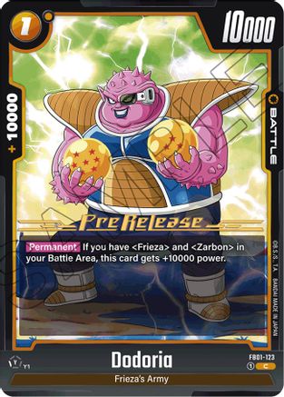 Dodoria (FB01-123) - Awakened Pulse PreRelease Cards