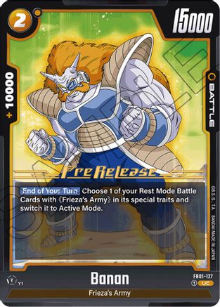 Banan (FB01-127) - Awakened Pulse PreRelease Cards