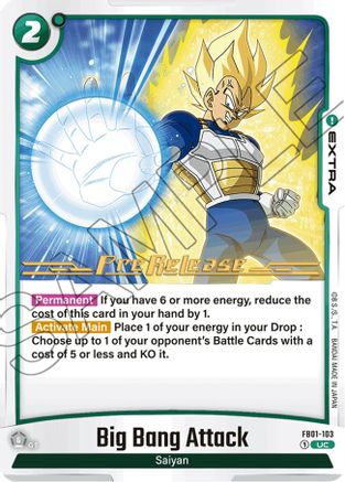 Big Bang Attack (FB01-103) - Awakened Pulse PreRelease Cards