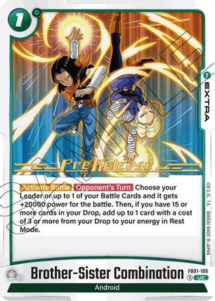 Brother-Sister Combination (FB01-100) - Awakened Pulse PreRelease Cards