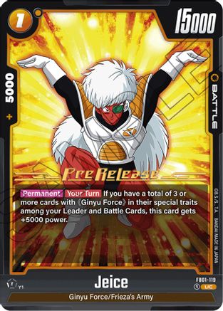 Jeice (FB01-119) - Awakened Pulse PreRelease Cards