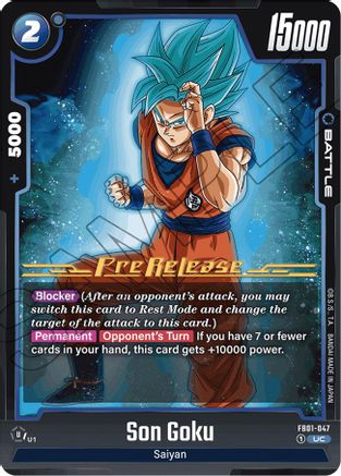 Son Goku - FB01-047 (FB01-047) - Awakened Pulse PreRelease Cards