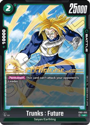 Trunks : Future - FB01-093 (FB01-093) - Awakened Pulse PreRelease Cards