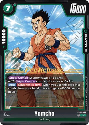 Yamcha (FB01-098) - Awakened Pulse PreRelease Cards