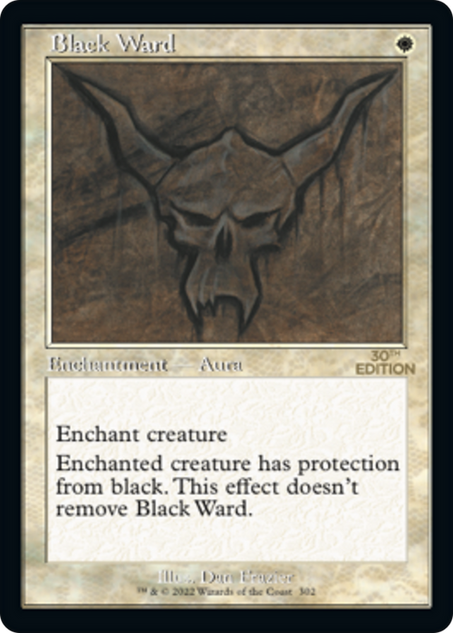 Black Ward (Retro Frame) (30A-302) - 30th Anniversary Edition