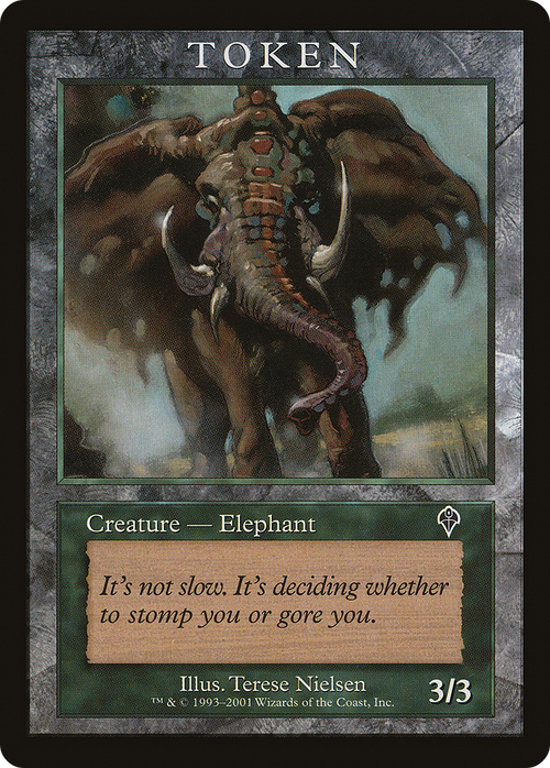 Elephant Token (INV) (MPRP-) - Magic Player Rewards 2001