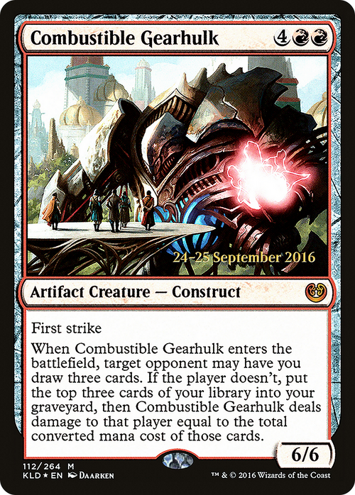Combustible Gearhulk (PRE-112S) - Kaladesh Promos Foil