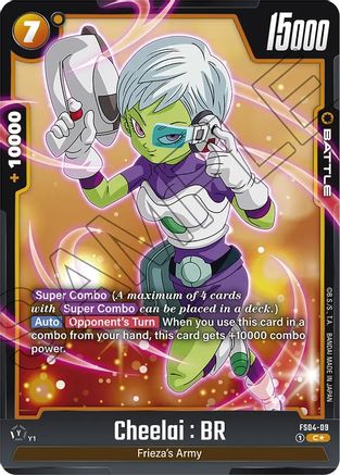 Cheelai : BR (Bonus Pack Alternate Art) (FS04-09) - Starter Deck 4 Frieza Holofoil