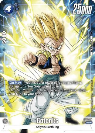 Gotenks - FS02-03 (Bonus Pack Alternate Art) (FS02-03) - Starter Deck 2 Vegeta Holofoil