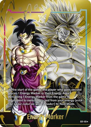 Energy Marker (E01-03) (Gold) (E01-03) - Fusion World Energy Markers Holofoil