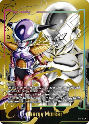 Energy Marker (E01-04) (Gold) (E01-04) - Fusion World Energy Markers Holofoil