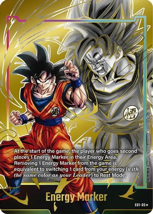 Energy Marker (E01-05) (Gold) (E01-05) - Fusion World Energy Markers Holofoil