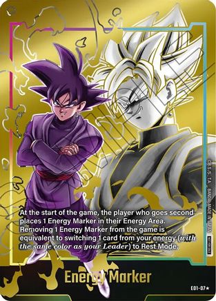 Energy Marker (E01-07) (Gold) (E01-07) - Fusion World Energy Markers Holofoil