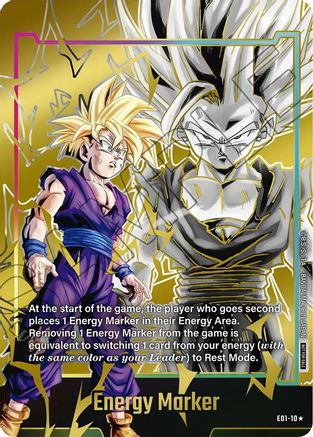 Energy Marker (E01-10) (Gold) (E01-10) - Fusion World Energy Markers Holofoil