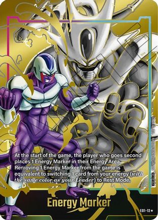 Energy Marker (E01-12) (Gold) (E01-12) - Fusion World Energy Markers Holofoil