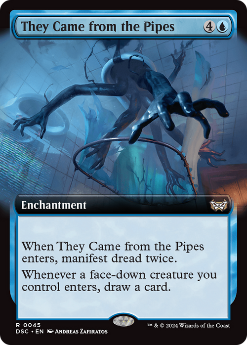 They Came from the Pipes (Extended Art) (DSC-045) - Duskmourn: House of Horror Commander: (Extended Art)