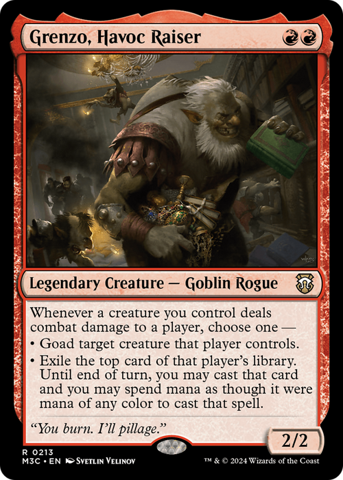 Grenzo, Havoc Raiser (M3C-213) - Modern Horizons 3 Commander