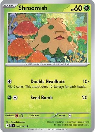 Shroomish 006  SV05 Temporal Forces - Common