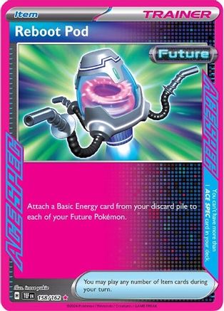 Reboot Pod 158  - Holofoil SV05 Temporal Forces - ACE SPEC Rare