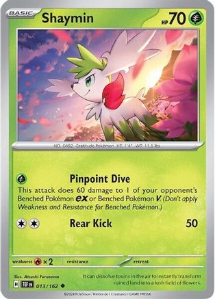 Shaymin 013  SV05 Temporal Forces - Uncommon