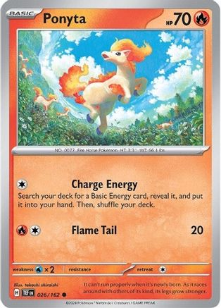 Ponyta 026  SV05 Temporal Forces - Common