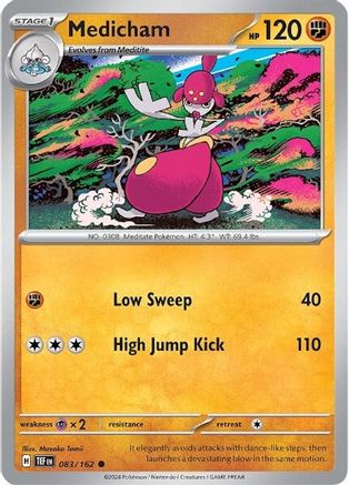 Medicham 083  - Reverse Holofoil SV05 Temporal Forces - Common