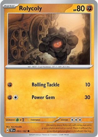 Rolycoly 093  SV05 Temporal Forces - Common