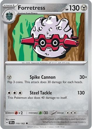 Forretress 110  SV05 Temporal Forces - Uncommon