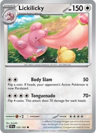 Lickilicky 125  SV05 Temporal Forces - Common