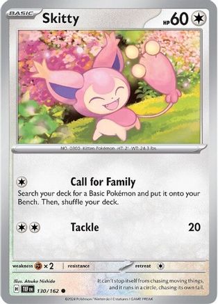 Skitty 130  SV05 Temporal Forces - Common