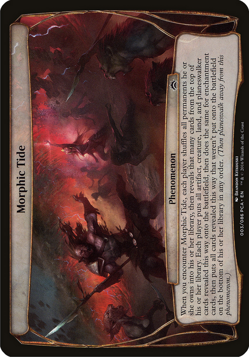 Morphic Tide (Planechase Anthology) (OVER-003) - Planechase Anthology Planes