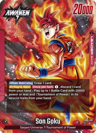 Son Goku - FB02-001 (FB02-001) - Blazing Aura