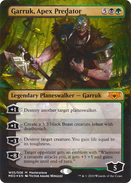 Garruk, Apex Predator (MED3-WS5) - Mythic Edition (Borderless) Foil
