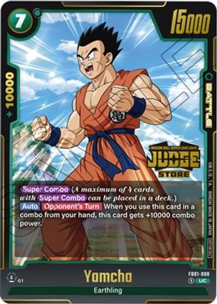 Yamcha (Judge Pack (Store Judge) 01) (FB01-098) - Tournament and Championship Promos Holofoil