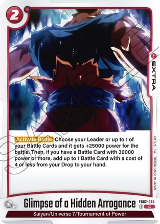 Glimpse of a Hidden Arrogance (FB02-035) - Blazing Aura