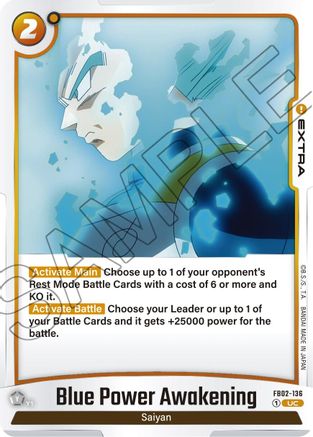 Blue Power Awakening (FB02-136) - Blazing Aura