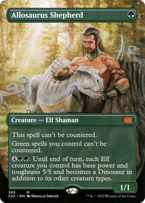 Allosaurus Shepherd (Borderless) (2X2-365) - Double Masters 2022