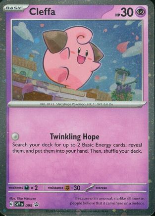 Cleffa 095  - Holofoil SV Scarlet & Violet Promo Cards - Promo