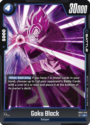 Goku Black - FB02-040 (FB02-040) - Blazing Aura Holofoil