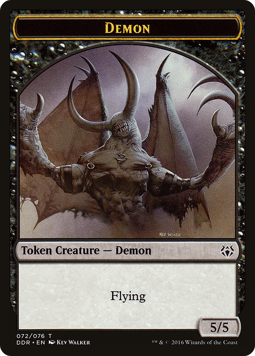 Demon Token (DDR-072) - Duel Decks: Nissa vs. Ob Nixilis