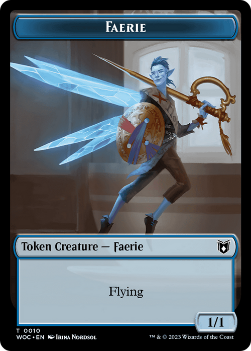 Faerie (TWOC-010) - Wilds of Eldraine Commander Tokens