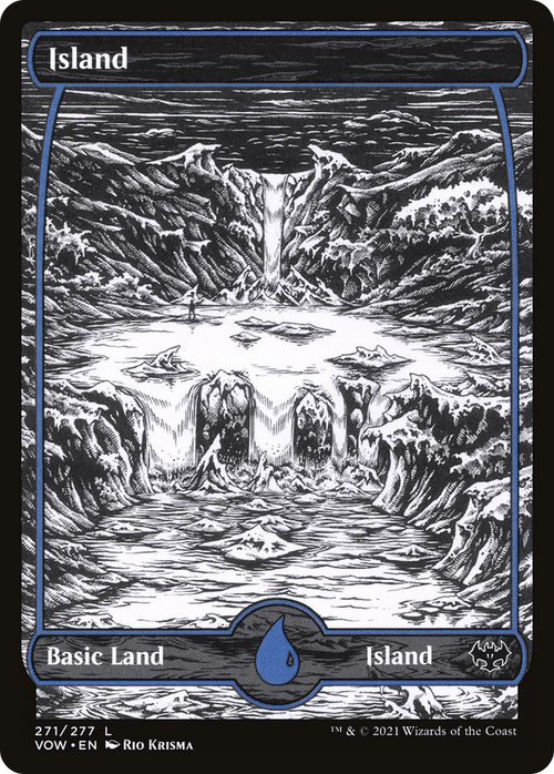 Island (271) (VOW-271) - Innistrad: Crimson Vow: (Showcase) Foil
