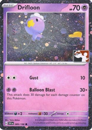 Drifloon 089  - Holofoil Prize Pack Series Cards - Common