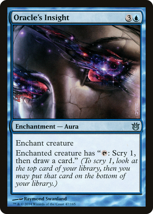 Oracle's Insight (BNG-047) - Born of the Gods Foil