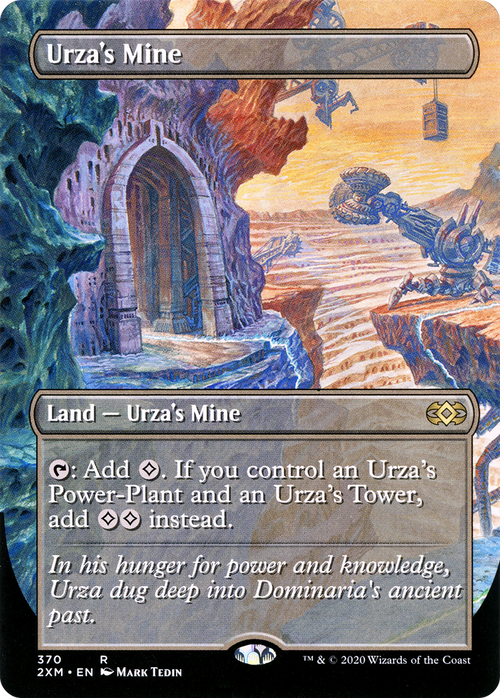 Urza's Mine (Borderless) (2XM-370) - Double Masters (Borderless)