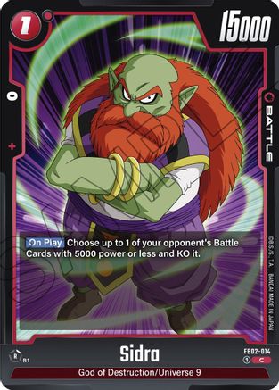 Sidra (FB02-014) - Blazing Aura