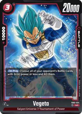 Vegeta - FB02-024 (FB02-024) - Blazing Aura