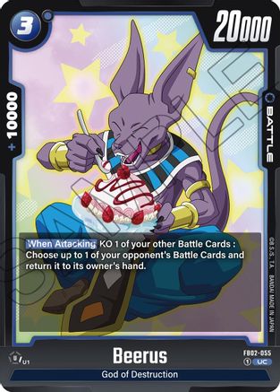 Beerus - FB02-055 (FB02-055) - Blazing Aura
