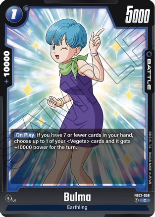 Bulma - FB02-056 (FB02-056) - Blazing Aura