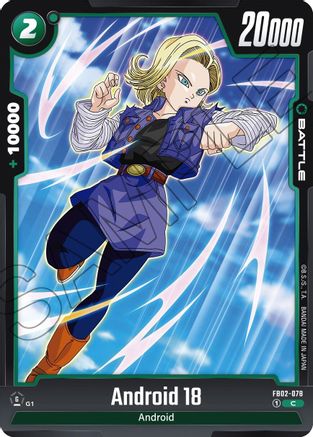 Android 18 - FB02-078 (FB02-078) - Blazing Aura